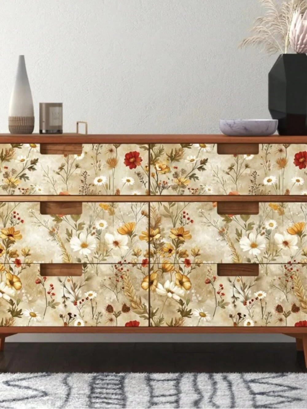 Vintage Plant and Floral Wallpaper